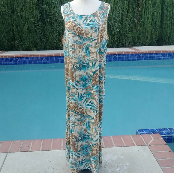 Studio Ease Reversible Maxi Dress Sz. 16 - Picture 3 of 5